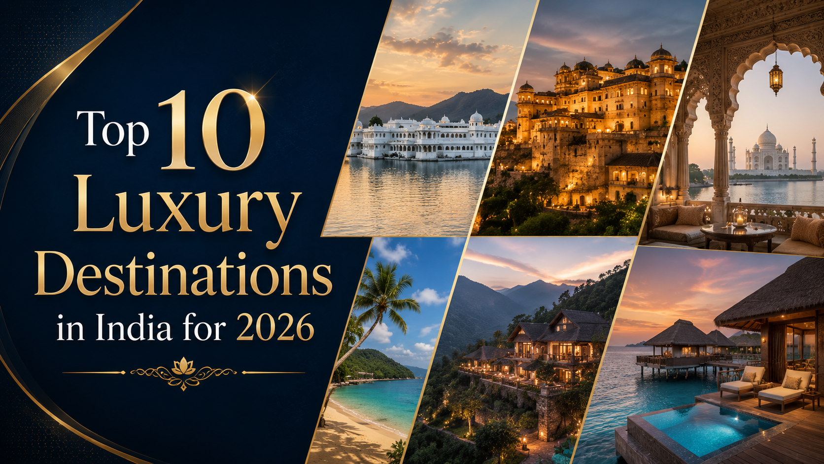 Top 10 Luxury Destinations in India for 2026