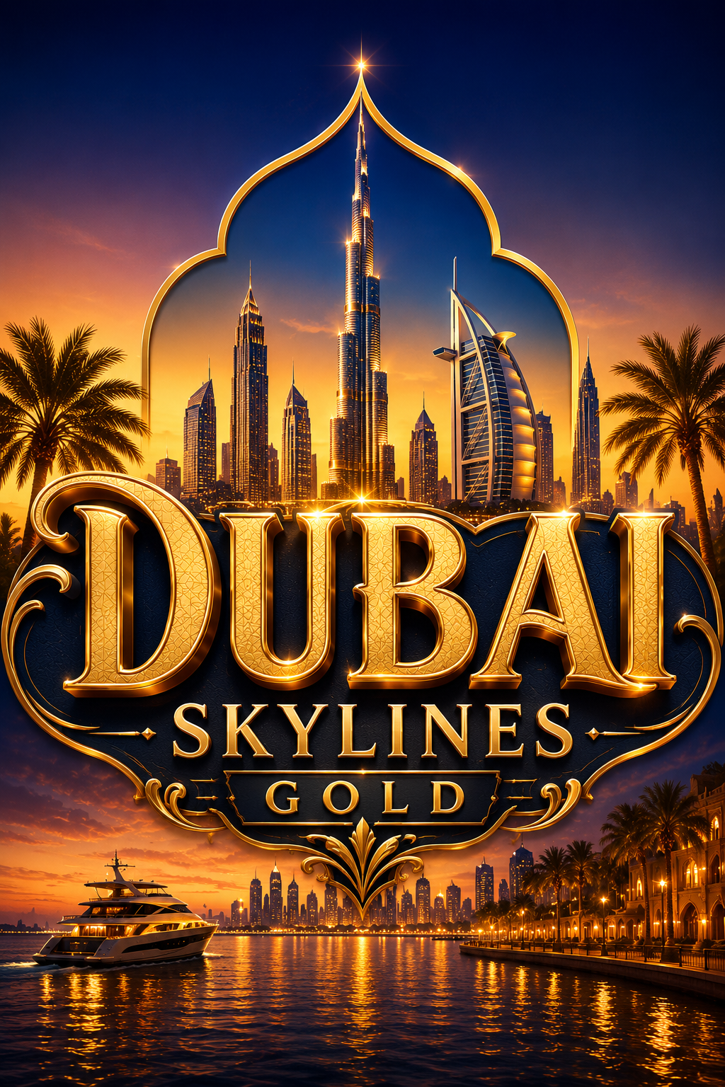 Dubai Skylines Gold