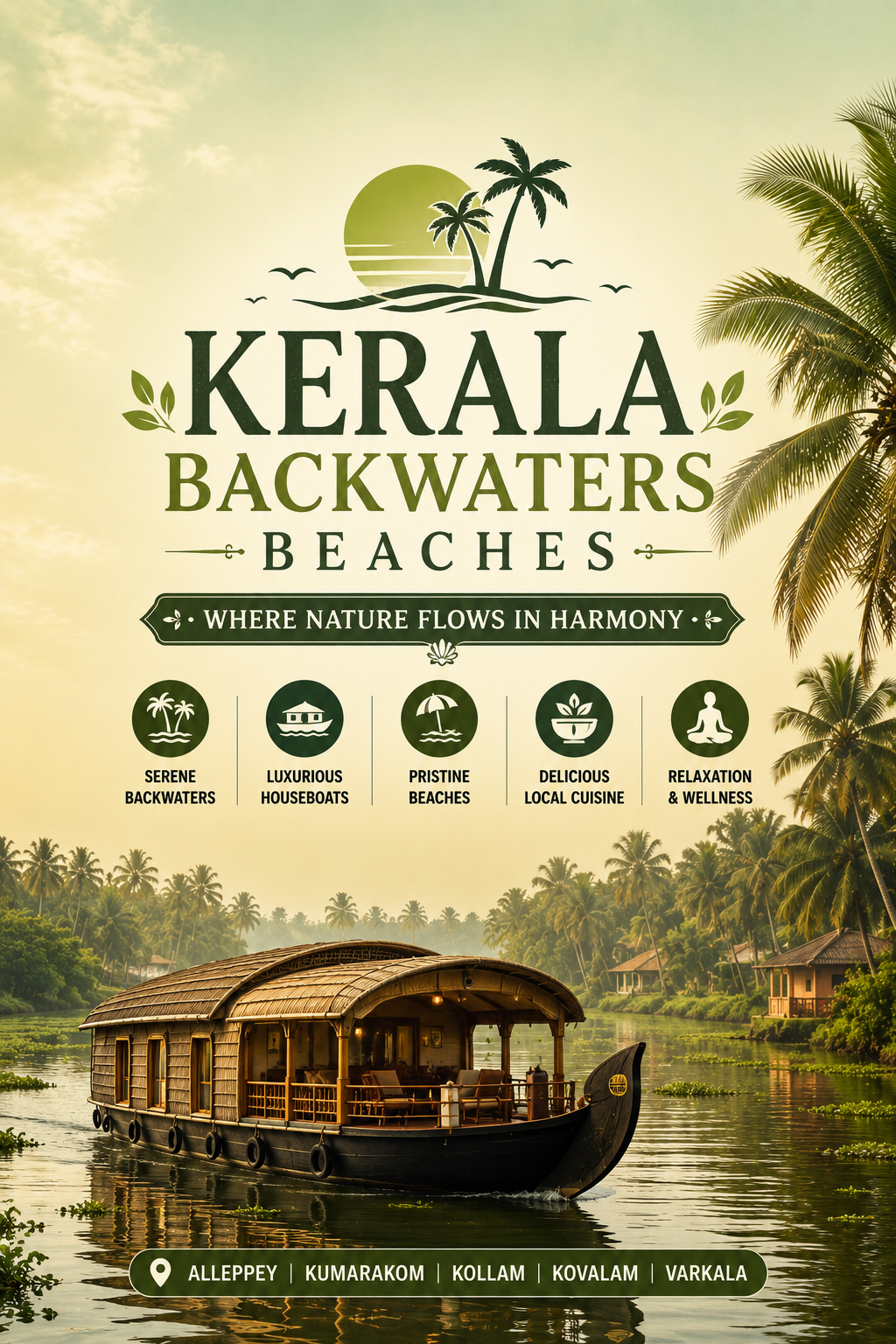 Kerala Backwaters Beaches