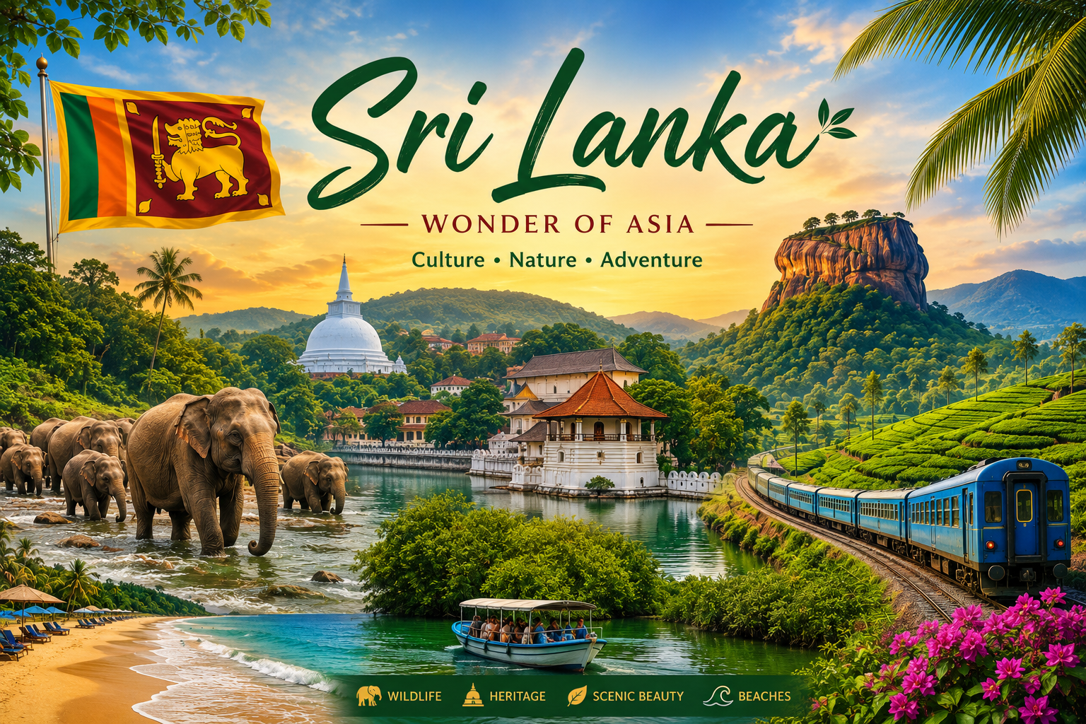 Discover the Pearl of the Indian Ocean – Sri Lanka Tour
