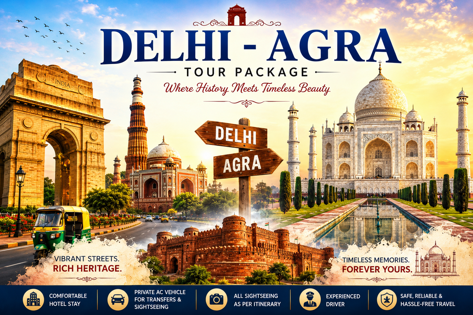 Delhi – Agra Heritage Odyssey