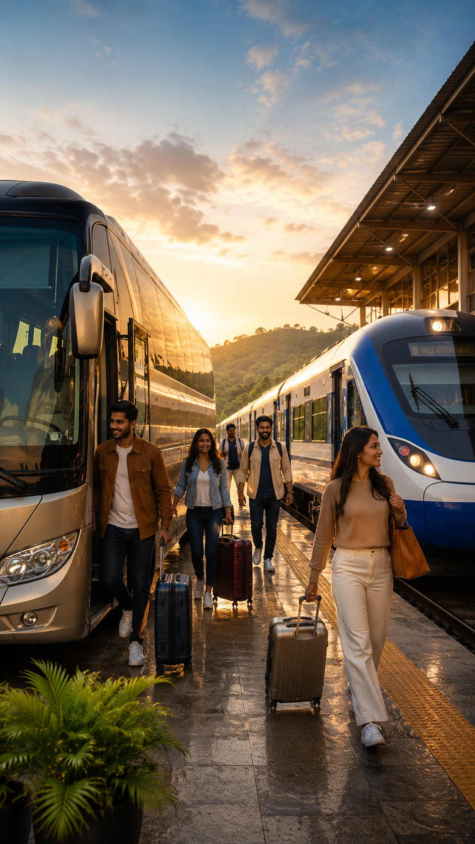 Premium sleeper coach and train