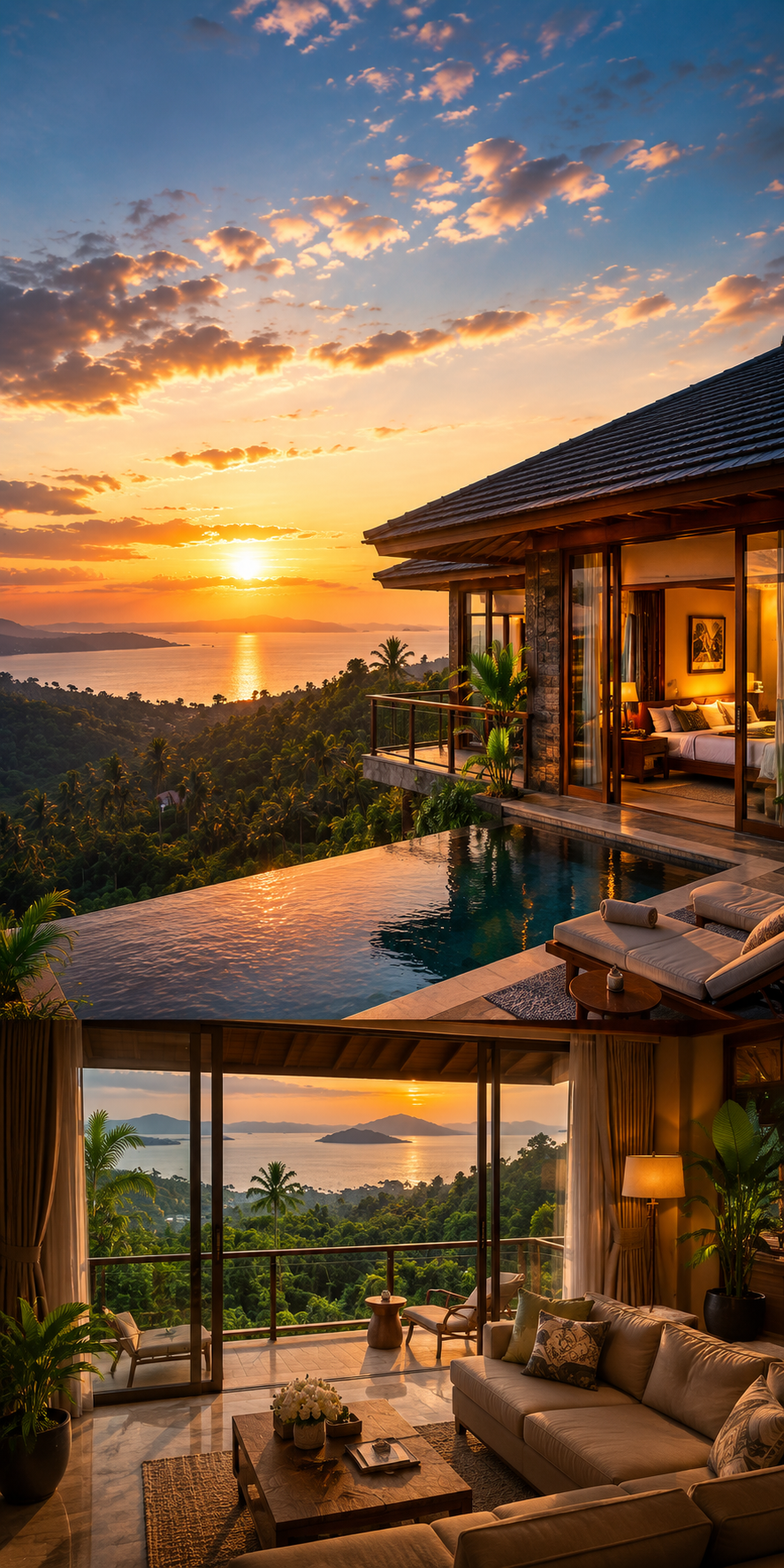 Luxury resort vista