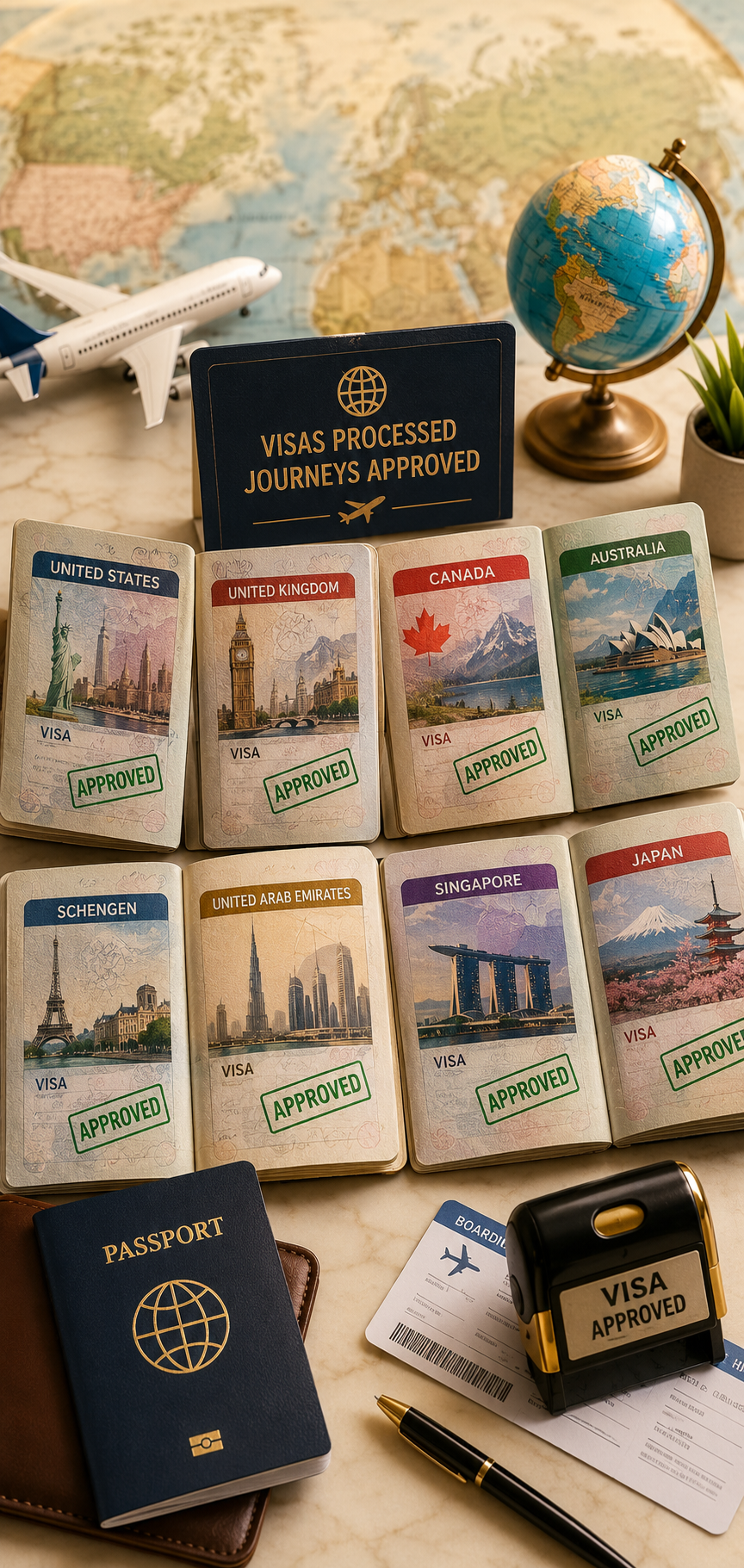 International travel passport