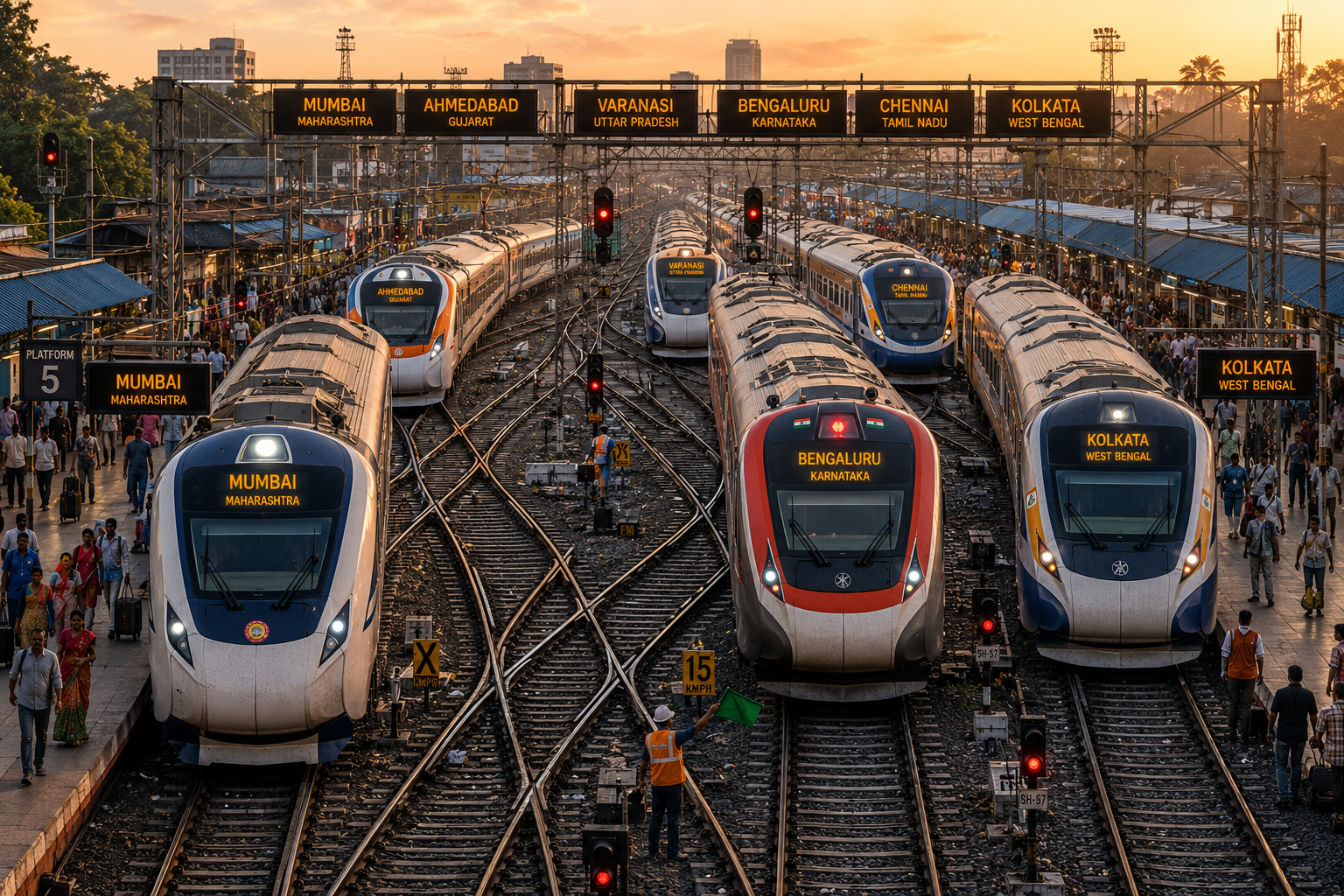 Modern Indian train