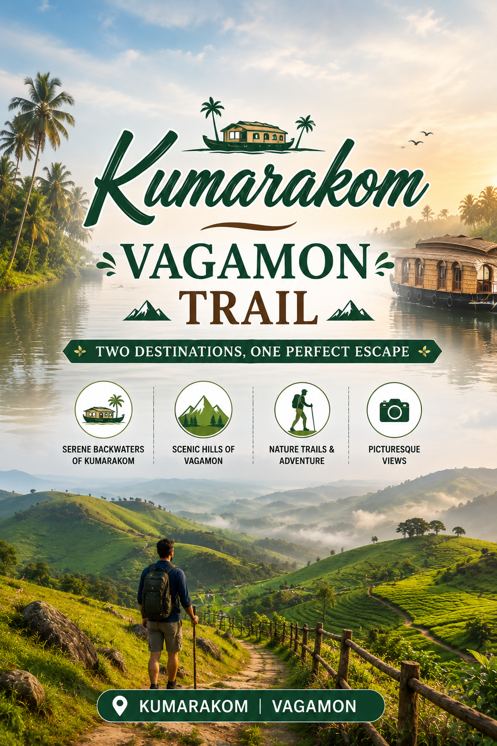 Kumarakom Vagamon Trail — Kerala, India